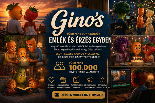 Egyedi videó készítés ajándékba